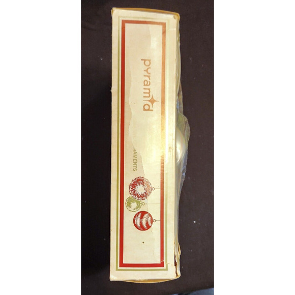 Vintage Pyramid Satin Nursery Rhymes Ornaments Set of 4 - Picture 7 of 9